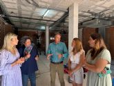 El alcalde de Lorca supervisa el avance de las obras de adecuacin de las nuevas instalaciones de la Asociacin Alzheimer