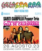 Matinal de blues y rock en compaña de Santiago Campillo Power Tro en Calasparra