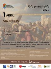 La Concejalía de Turismo organiza la visita guiada gratuita VÍA CRUCIS VIVIENTE DE TORREALTA el Miércoles Santo, día 1 de abril La Concejalía de Turismo organiza la visita guiada gratuita VÍA CRUCIS VIVIENTE DE TORREALTA el Miércoles Santo, día 1 de abril