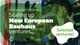 Eit community booster anuncia las 20 empresas seleccionadas para la nueva bauhaus europea