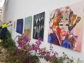 La exposicin de pintura 'Volum.4 Variaciones en torno al Jazz' llega a la Casa Barnuevo, en Santiago de la Ribera con obras de gran formato