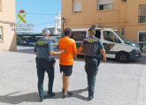 La Guardia Civil detiene a un joven y experimentado delincuente por varios robos en viviendas de Moratalla