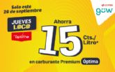 Cepsa Gow te ayuda a ahorrar tras la vuelta al trabajo con su Jueves Loco: 15 cntimos por litro en ptima