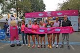 Homenaje a Carolina Marín y Leonor García en la Gran Final de la Carrera de la Mujer en Sevilla