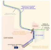 Transportes inicia el estudio informativo para el acceso e integración de la alta velocidad en Cartagena