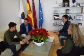 El alcalde Pedro José Noguera recibe a Jesús Escacho, bronce mundial en tiro de precisión de petanca