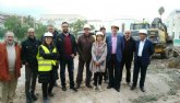 Se inician las obras para la construccin del nuevo pabelln deportivo para los institutos Ibñez Martn y Francisco Ros Giner de Lorca
