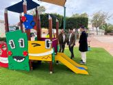 Finalizan las obras de remodelación de las áreas infantiles del Parque Don Carlos Soriano de la pedanía de El Llano, impulsadas por el Gobierno local de Molina de Segura Finalizan las obras de remodelación de las áreas infantiles del Parque Don Carlos Soriano de la pedanía de El Llano, impulsadas por el Gobierno local de Molina de Segura