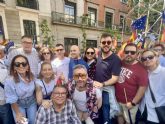 El PP de guilas responde y se suma a la manifestacin de la Puerta de Alcal por la igualdad, la libertad y contra la Amnista