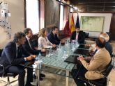 López Miras se reúne con el decano autonómico del Colegio de Oficial de Registradores de la Propiedad, Bienes Muebles y Mercantiles de España