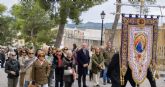 Un centenar de blancos peregrinan a Caravaca con motivo de las XXI Jornadas Diocesanas de Hermandades y Cofradas