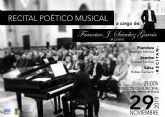 Fuente lamo acoge este viernes un recital potico musical gratuito dentro de su programacin cultural