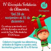 S Cartagena inicia manana su IV campana de recogida de alimentos