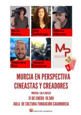 CajaMurcia estrena su ciclo Murcia en perspectiva con una mesa redonda dedicada a cineastas y creadores