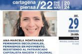 Cartagena Piensa aborda el feminismo este jueves con Ana Marcela Montanaro