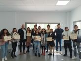 El Ayuntamiento de Puerto Lumbreras entrega diplomas a once alumnos del Programa Mixto de Empleo y Formación (PMEF) de Garantía Juvenil