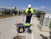 Lorca inspecciona su red de alcantarillado mediante un dron para vigilar su estado interior