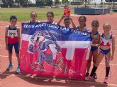 El CA Las Torres se cuelga dos platas en el campeonato regional de clubes de categoras menores