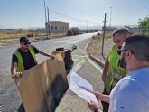 El Ayuntamiento de Puerto Lumbreras inicia una batera de trabajos de parcheo para mejorar calles, caminos y carreteras del municipio