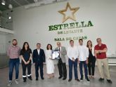 La fbrica de Estrella de Levante recibe el certificado 'Residuo Cero' de AENOR