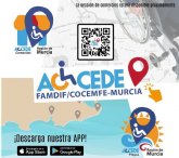 Llega ACCEDE, la aplicación móvil que detalla la accesibilidad de 75 playas de la Región de Murcia, desarrollada por FAMDIF/COCEMFE