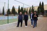 Comienza la fase final de los trabajos de acondicionamiento y mejora de las pistas del Club de Tenis de Puerto Lumbreras