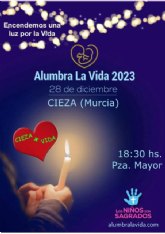 Cieza+Vida organiza este jueves por la tarde la actividad 'Alumbra la vida' en la Plaza Mayor