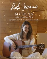 La exconcursante de La Voz Paula Serrano en concierto en Murcia