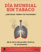 Las Torres de Cotillas conmemorará el día mundial sin tabaco con una jornada de sensibilización contra esta adicción