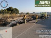 Apagan conato de incendio forestal en Ulea Apagan conato de incendio forestal en Ulea