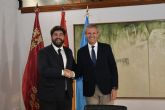 Fernando recibe al presidente de la Xunta de Galicia