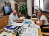 Jos Guilln y la presidenta de la Junta Municipal planifican nuevas actuaciones en Cabezo de Torres