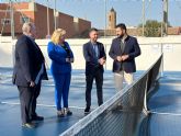 Finalizan las obras de renovacin de la pista de tenis del polideportivo municipal de La Unin cofinanciaciadas entre Ayuntamiento y Comunidad