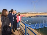 El Gobierno regional invierte 625.000 euros en la nueva planta solar flotante de la Comunidad de Regantes del Campo de Cartagena