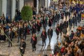 La corporacin municipal acompana al Santo Sepulcro en la procesin marraja del Viernes Santo