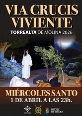 La pedanía molinense de La Torrealta acoge la representación del Vía Crucis Viviente el Miércoles Santo 1 de abril La pedanía molinense de La Torrealta acoge la representación del Vía Crucis Viviente el Miércoles Santo 1 de abril