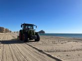 Águilas prepara sus playas para Semana Santa con un dispositivo especial de limpieza Águilas prepara sus playas para Semana Santa con un dispositivo especial de limpieza