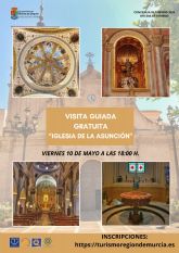 La Concejalía de Turismo de Molina de Segura organiza cinco visitas guiadas gratuitas hasta el mes de junio