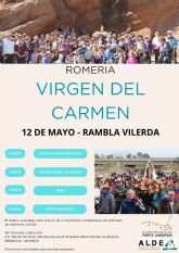 Numerosos fieles acompañarán a la Virgen del Carmen en su Romería por Puerto Lumbreras el próximo 12 de mayo