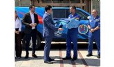 La patrulla acrobática de paracaidismo PAPEA utilizará una bandera de San Javier gigante en su exhibición en el Festival Aéreo La patrulla acrobática de paracaidismo PAPEA utilizará una bandera de San Javier gigante en su exhibición en el Festival Aéreo