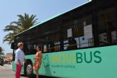 Refuerzan el servicio de Movibus en La Manga con conexiones cada media hora por su interior y con la ciudad de Cartagena