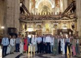 Patrimonio Cultural. Sevilla . El Cuerpo Consular de Sevilla, fueron recibidos por el delegado de patrimonio del Cabildo de la Catedral hispalense, D. Francisco Román Castro