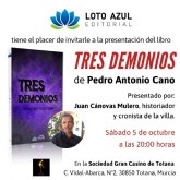 Presentación del libro Tres demonios de Pedro Antonio Cano