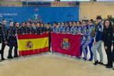 Los equipos de Gimnasia Estética de Grupo del Club Rítmica Cartagena, en los primeros puestos del ranking mundial