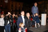 Unas 7.500 personas presencian en la Plaza de Espana y calles aledanas el encendido de la iluminacin extraordinaria de Navidad