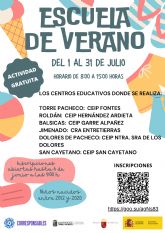 Escuelas de Verano. Torre Pacheco 2024