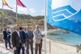 Cartagena recibe las Banderas Azules en playas como Cala Cortina, La Manga y El Ports