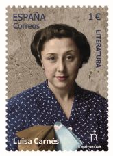 Correos presenta un sello dedicado a la escritora Luisa Carns