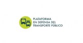 Plataforma en Defensa del Transporte Pblico: No existe la participacin ciudadana, no se escucha a los vecinos