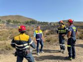 Efectivos del Plan Infomur controlan un incendio forestal declarado en el paraje las Majallanas de Purias